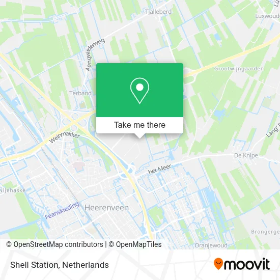 Shell Station map