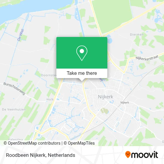 Roodbeen Nijkerk map