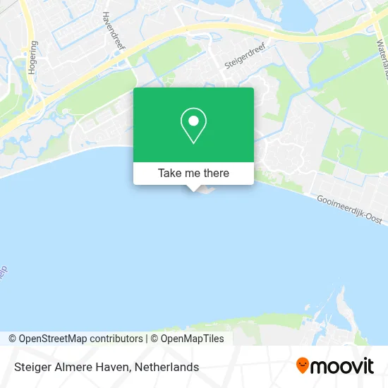Steiger Almere Haven map