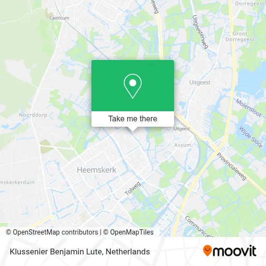 Klussenier Benjamin Lute map