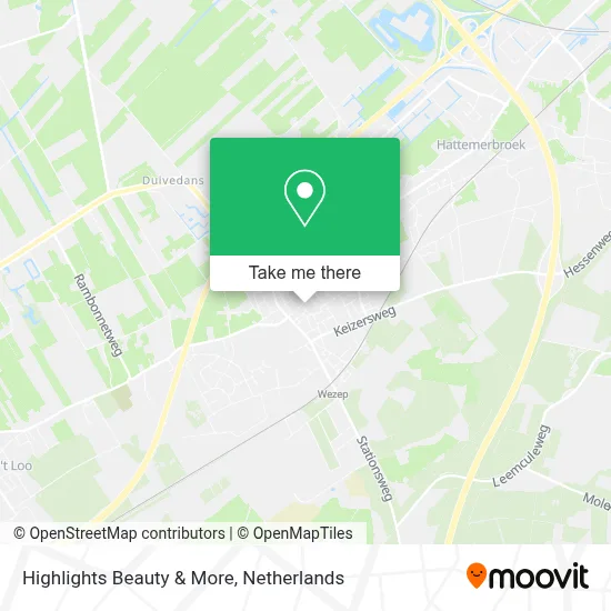 Highlights Beauty & More map