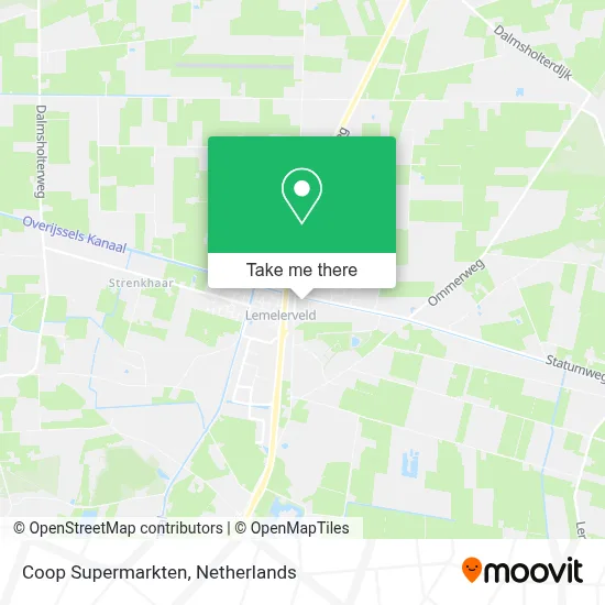 Coop Supermarkten map