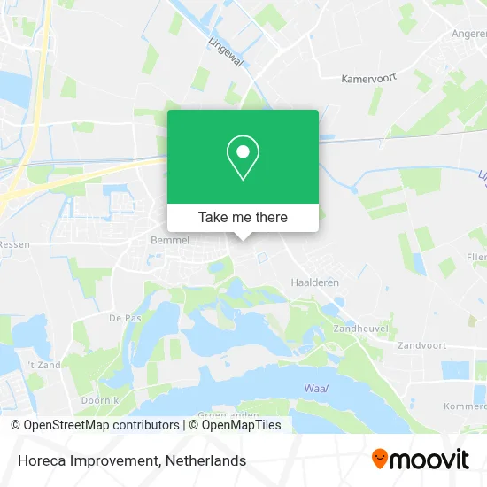 Horeca Improvement map