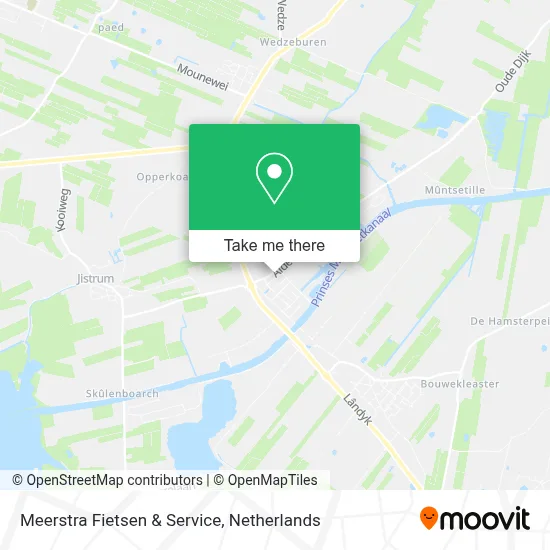 Meerstra Fietsen & Service map