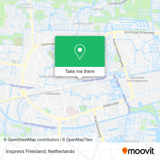 Inxpress Friesland Karte