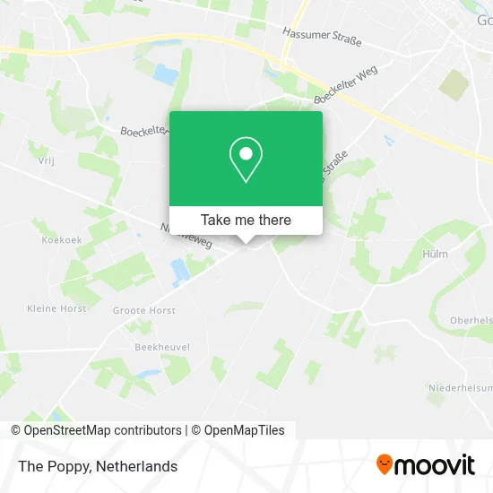 De Klaproos map