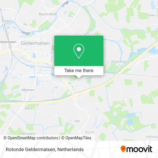 Rotonde Geldermalsen map