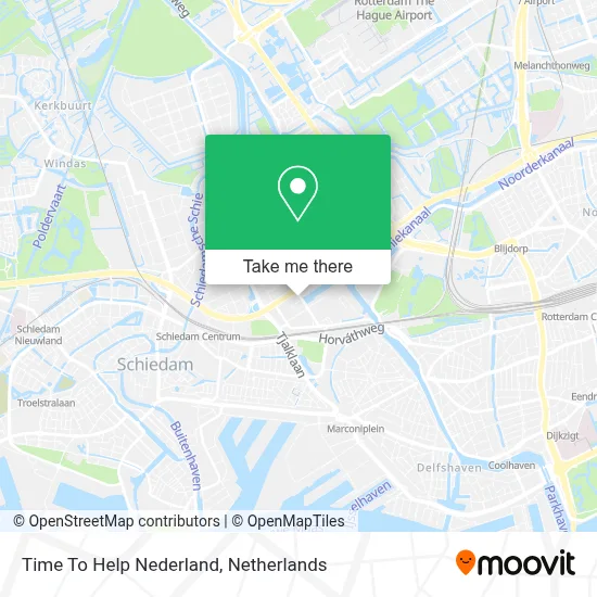 Time To Help Nederland map