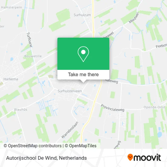 Autorijschool De Wind Karte
