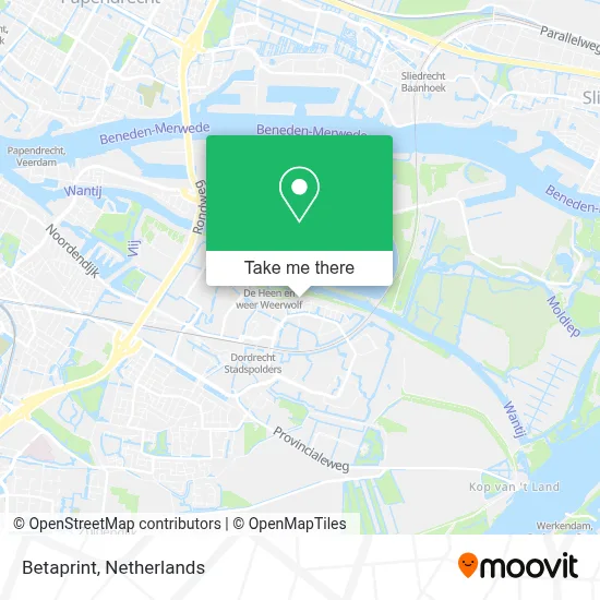 Betaprint map