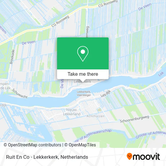 Ruit En Co - Lekkerkerk Karte