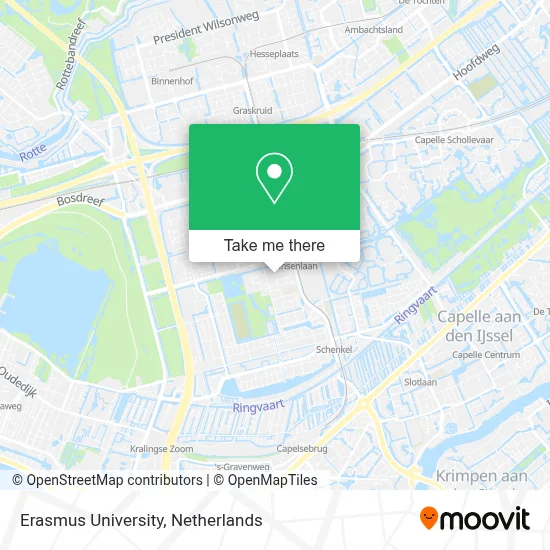Erasmus University map