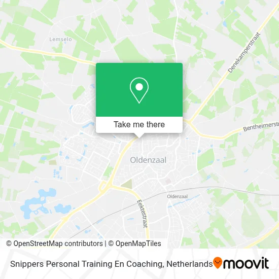 Snippers Personal Training En Coaching map