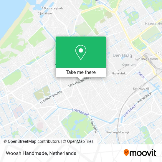 Woosh Handmade map