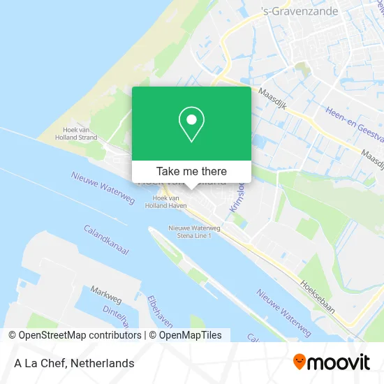 A La Chef map