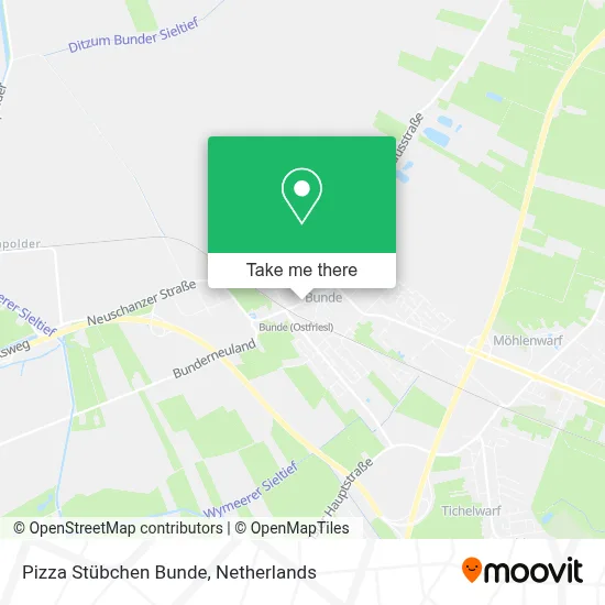 Pizza Stübchen Bunde map