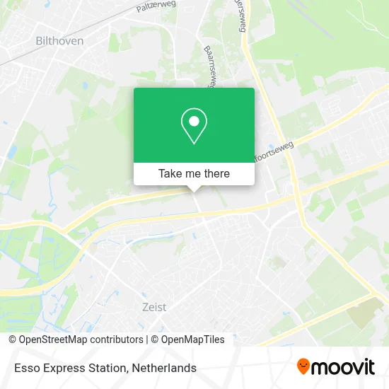 Esso Express Station map