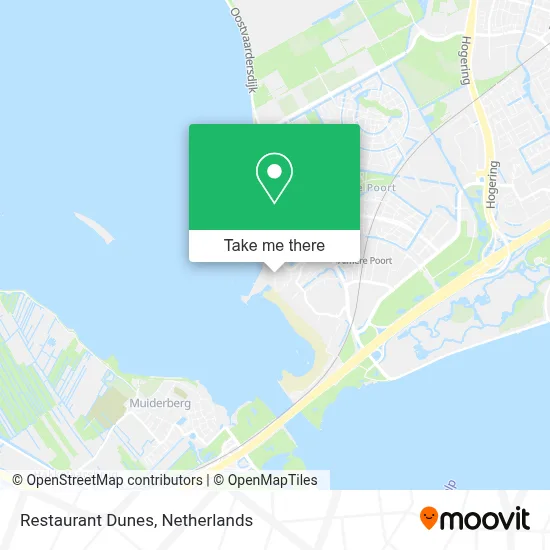 Restaurant Dunes map