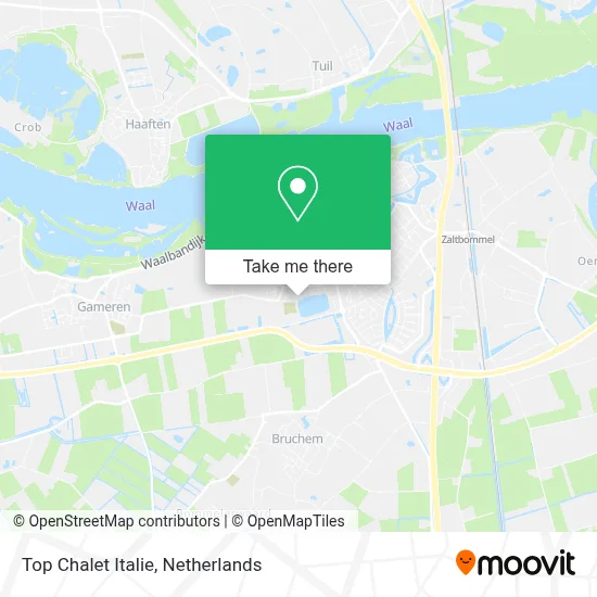 Top Chalet Italie map