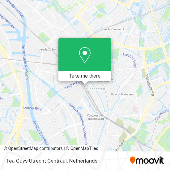 Tea Guys Utrecht Centraal map