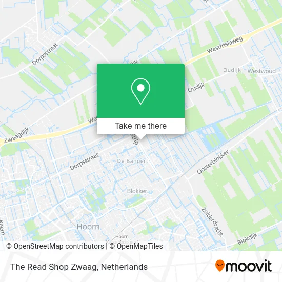 The Read Shop Zwaag map