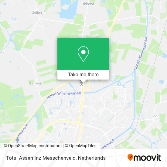 Total Assen Inz Messchenveld map