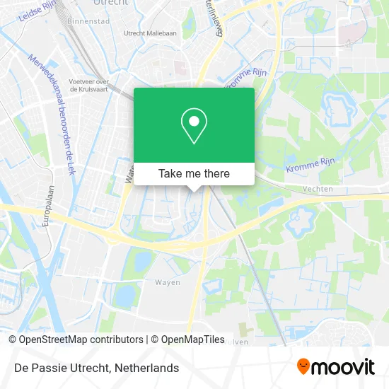 De Passie Utrecht map