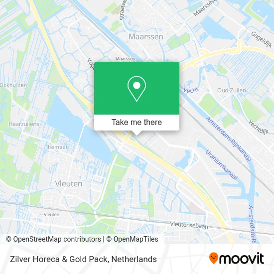 Zilver Horeca & Gold Pack map