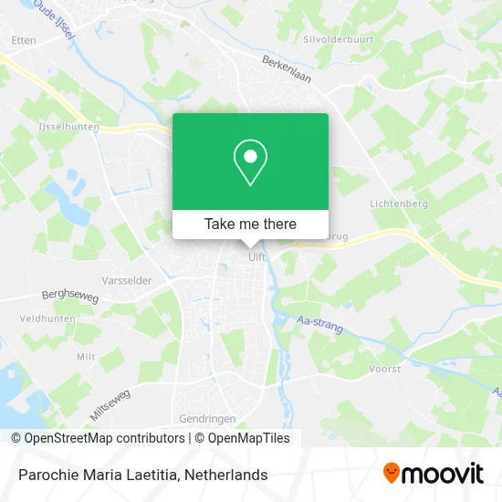 Parochie Maria Laetitia map