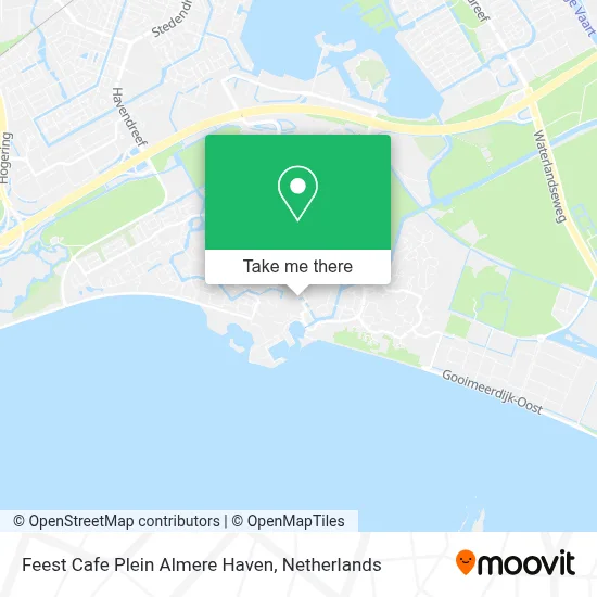 Feest Cafe Plein Almere Haven map