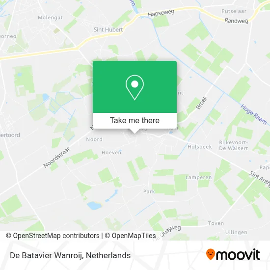 De Batavier Wanroij map