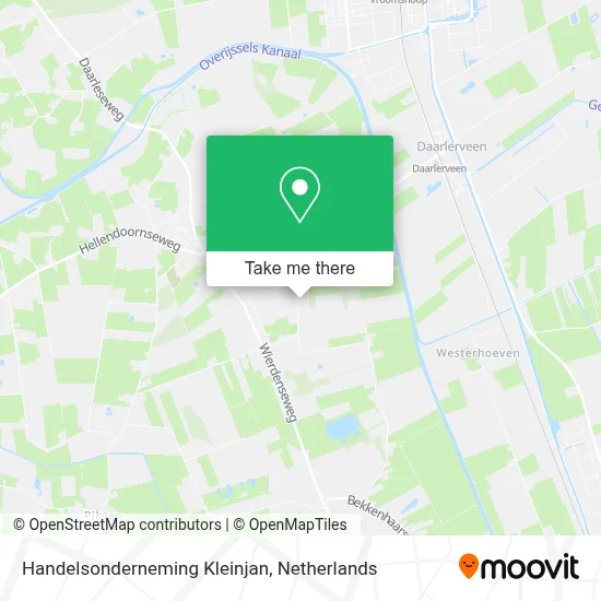 Handelsonderneming Kleinjan map