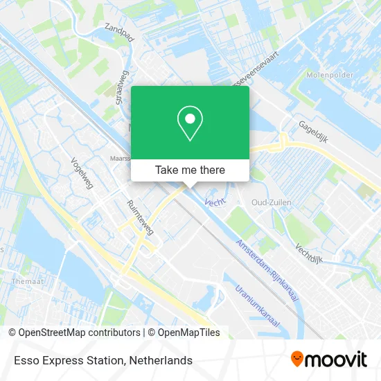 Esso Express Station map