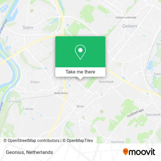 Geonius map