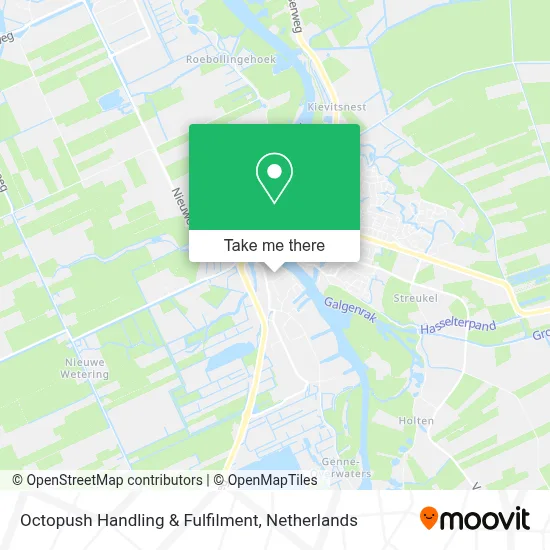 Octopush Handling & Fulfilment map