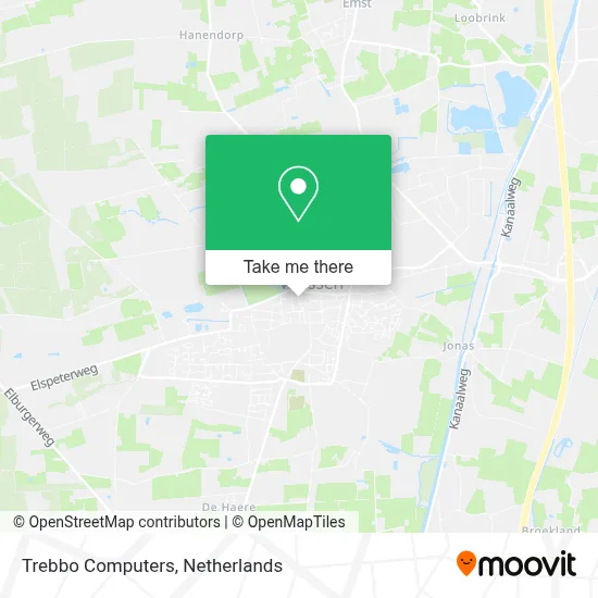 Trebbo Computers map