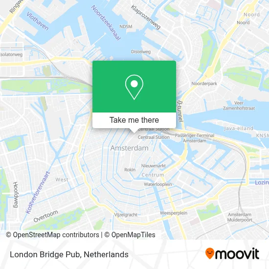 London Bridge Pub map