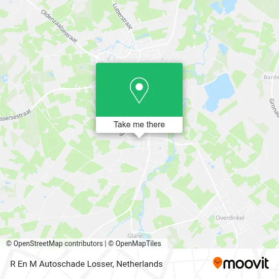R En M Autoschade Losser map