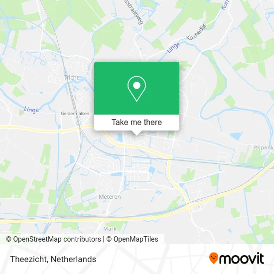 Theezicht map