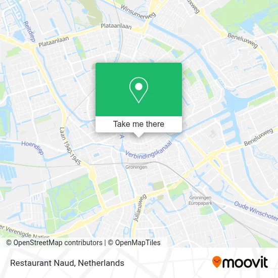 Restaurant Naud map