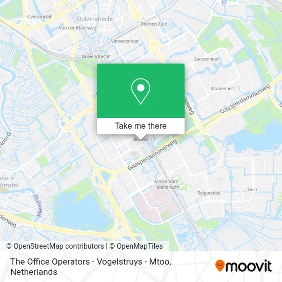The Office Operators - Vogelstruys - Mtoo map