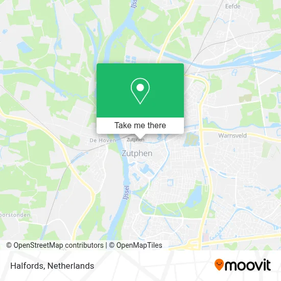 Halfords map