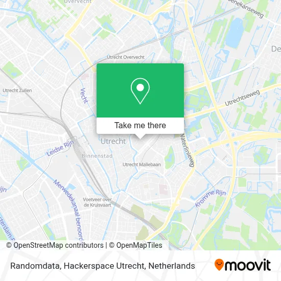 Randomdata, Hackerspace Utrecht map