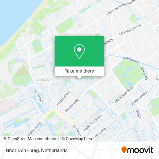 Ghor Den Haag map