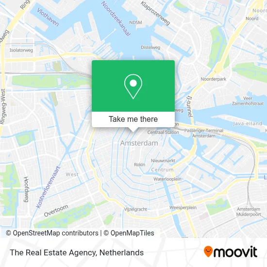 The Real Estate Agency map