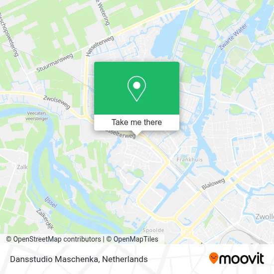 Dansstudio Maschenka map
