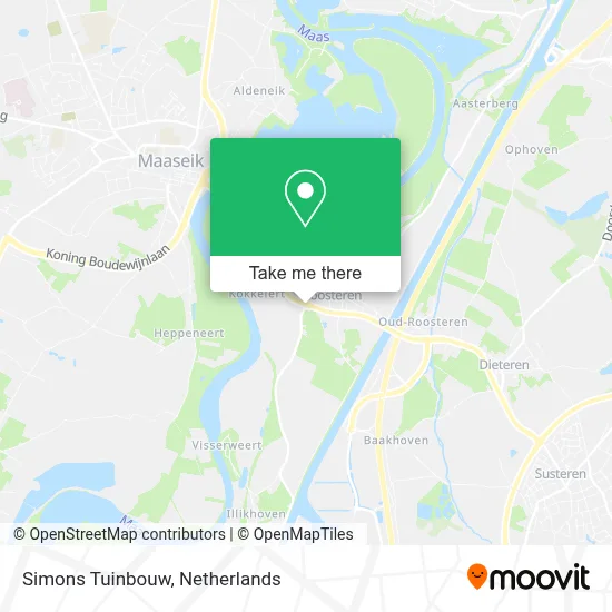 Simons Tuinbouw map