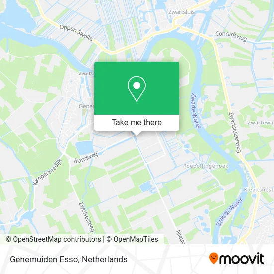 Genemuiden Esso map