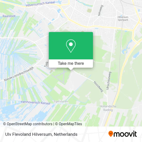 Ulv Flevoland Hilversum map