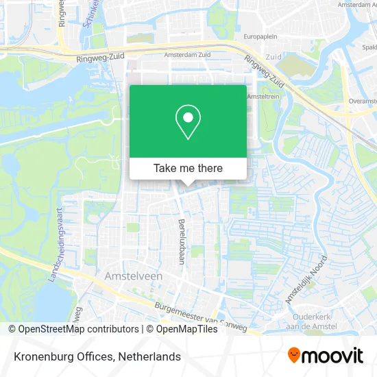Kronenburg Offices map